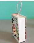 Dollhouse Miniature Christmas Ornament In A Book  the Snowiest Season 