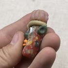 Stunning Phoenician Ancient Mosaic Glass Face Bead Amulet 