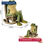 Foxmis Miniature Frog Garden Statue Mom Dad Gifts Home Decorations Fairy Garden