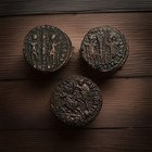 Lot Of 3 Genuine Ancient Roman Coins - Constantine Era 307-350 Ad - C00233