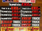 Rare Houston Radio Station Bumper Stickers 70s 80s Country   Rock 63 Total