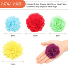 20pcs Dog Collar Flowers  Pet Bow Ties Multi-color Dog Collar Flowers And Bows G
