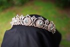 Rose Gold Bridal Tiara Crown Birthday Wedding Gift Diadem Vintage Prom Metal