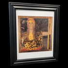 Gustav Klimt  the Pallas Athena  Art Nouveau Framed Print