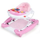6 X 1 Foldable Baby Walker W  3 Level Adjustable Height   Removable Seat Cushion