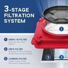 Alorair Cleanshield Hepa 550cfm Air Scrubber Purifier Cleaner Wreplace Indicator