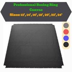 Boxing Ring Canvas Cover Floor Mat     Pro Quality For Mma  Ufc  Wwe   Custom Name