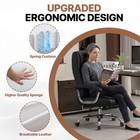 Executive Office Chair High Back Pu Leather Desk Chair Swivel Computer Chair
