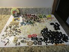 Vintage antique Sewing Button Etc  Lot 550  Many Different Types Mop  Metal Etc