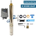 Dc 48v 600w 4  Solar Pump Submersible Pump Bore Deep Well Pump mppt Controller