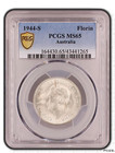 Australia  1944 - S George Vi Florin  Pcgs Ms 65  22 440 000 Mintage 