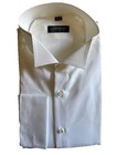 Piattelli 16 5 Xl White Cotton Long Sleeve Formal Dress Shirt