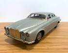 Vintage 1960 s Taiyo Toys Japan Tin Friction Go-go Mobile 9  Jaguar Vgc