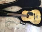 Vintage  G-101   6 String Acoustic Guitar And Case Made In Taiwan