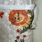 Vintage 1970   s  Baby Seat  Carrier With Lions And Buterflies For Props display