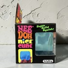Nee Doh Nice Cube - Super Solid Squish   blue  - Brand New factory Sealed 