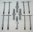 Valve Cover T-bar Set Of W chrome Valve Spreaders Set Of 8 Silver Silver