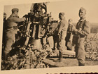 Luftwaffe Soldiers Load Flak Gun Cannon Wartime Military Photo Ww2 Wwii German