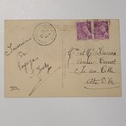 French Line S s  Normandie Postcard  1939 