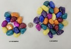 Tumbled Crackle Quartz Stones Colorful Crystal Bulk Assorted Polished Gemstones