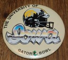 Vintage 1983 University Of Iowa Gator Bowl Footbal Pin Button