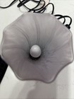Tiffany Style Lily Tulip Flower Lamp Accent Night Light 7 5  Cast Metal Base