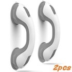 2 Pack Shower Grab Bar 12  Shower Suction Bar Handle Bathroom Safety Grip Handle