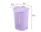Sterilite Ultra Large Wheeled Laundry Hamper Lilac 3 Pack 