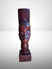 Vintage Hand Carved African Ebony Wood Sculpture