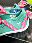 Speedo Toddler Girls  Mary Jane Water Shoes Turquoise pink Size Small  5-6 