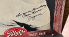 Rare Early Blatz Beer Actress Dagmar Cardboard Sign Blatz Brewing Milwaukee Wi