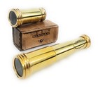 Pirate Spyglass Vintage Victorian Brass Telescope W  Box Nautical Maritime Gifts