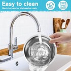 Stainless Steel Feeder Pet Dog Cat Bowl Non-skid Double Bowls Food water Dish