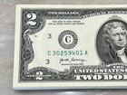 2017a  2 Two Dollar Bill Crisp Unc Consecutive Bank Strap Note Usa