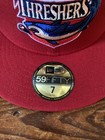 Clearwater Threshers Hat Cap Fitted Size 7 Red New Era 59fifty Baseball Milb New