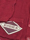 Vintage Belvidere High Red Varsity Sweater Cardigan S m