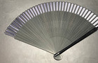 Japanese Folding Hand Fan Of Kinkakuji Temple In Kyoto
