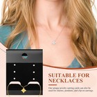 200 Pcs Black Velvet Plastic Display Cards Earring Card Holder For Earrings  Ear