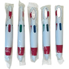 Lot Of 5 - 4 Color Pens - Black  Red  Green And Blue - Ball Point Pens