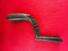 Vintage B   B Cast Iron Wood Coal Stove Cover Lid Lifter Antique Handle