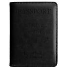 Us Passport Holder Wallet Slim Leather Travel Rfid Blocking Id Card Case Cover