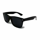 Wayfare Style Sunglasses Black Super Dark Lens Classic 80s Retro Vintage 100 uv