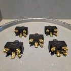 Lot Of 5 Bep Spst Lighted Toggle Switch  Red  21a   14vdc  0918