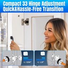 8 Pcs Replacement For 30 310-11 02 Blum Cabinet Hinges  110   120 Degree  Self
