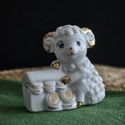 2027 Year Of Goat Ceramic Sheep Figurine Money Coins Wealth Zodiac Gift Decor     
