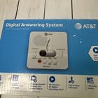 At t 1740 Digital Answering System With Time And Day Stamp - White Nob Charity