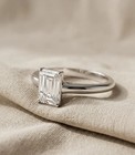 10 Ct Stone Solitaire Natural Moissanite Ring 925 Sterling Silver Ring Size 7