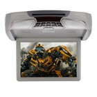 Gray 12 1  Car Flip Down Overhead Roof Mounted Monitor W  Dvd Player Wide Screen