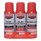 Gun Cleaning Kit - 3 Aerosol Cans  10 Oz - Bore Scrubber   Gun Scrubber Value Pa