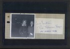 Lionel Hampton - Dual Signed Autograph Scrapbook Page   Candid Photo - Musician